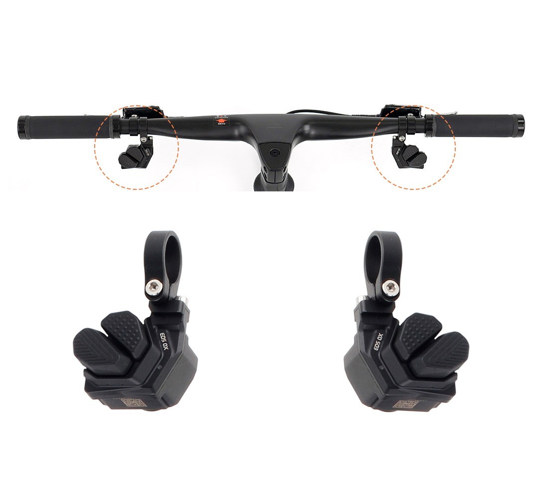 WHEELTOP EDS TXR Wireless Electronic Groupset | Flat Bar | OSPW | 2×3-14 Speed