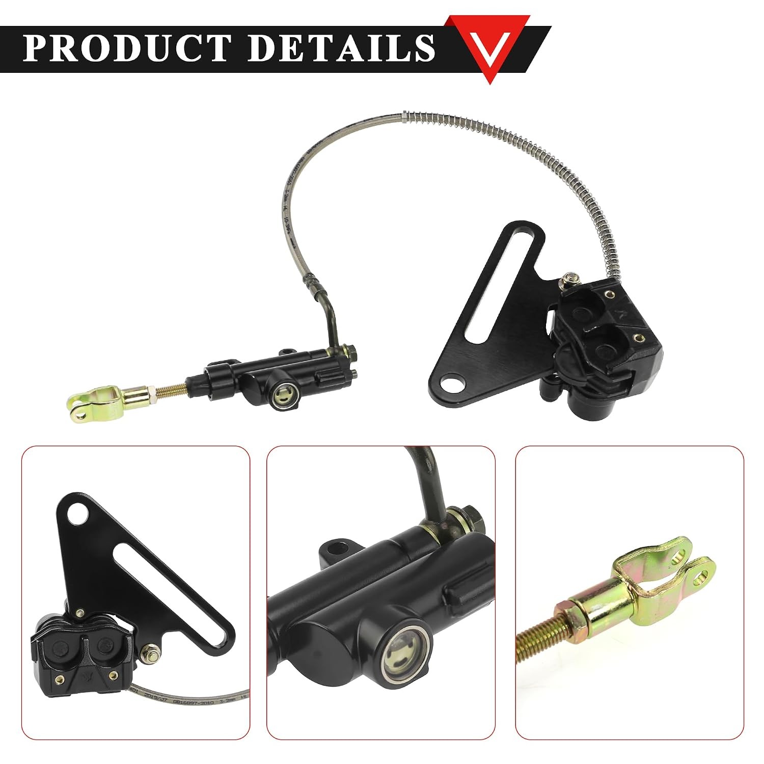 15mm Hydraulic Rear Disc Brake Caliper System 150cc 200cc 250cc Motorcycle Brake