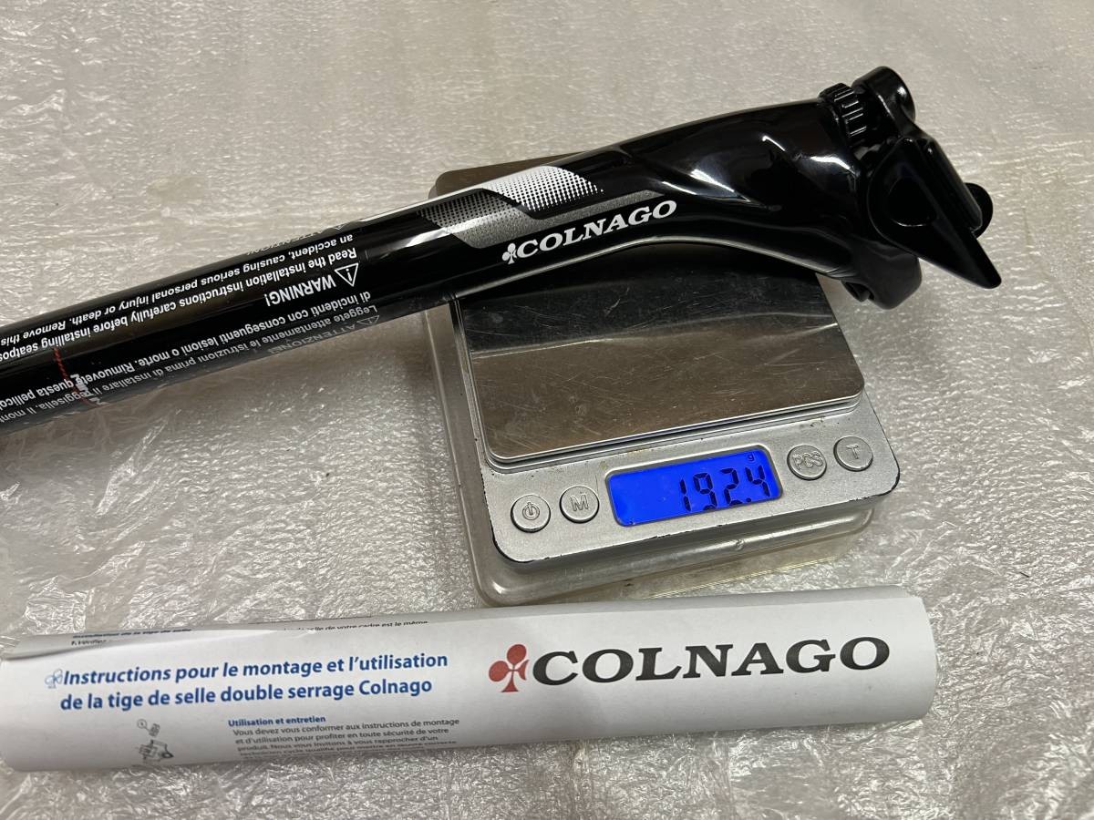 COLNAGO EPS Carbon Seatpost Black 27.2mm x 300mm 15mm Setback Genuine 193g New