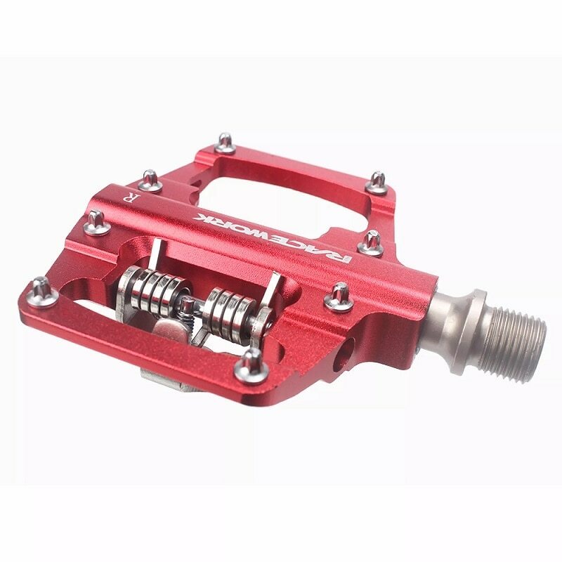 Racework Mtb Bike Pedals Self-Locking Spd Cleats Bearing Bicycle Clipless Pedals