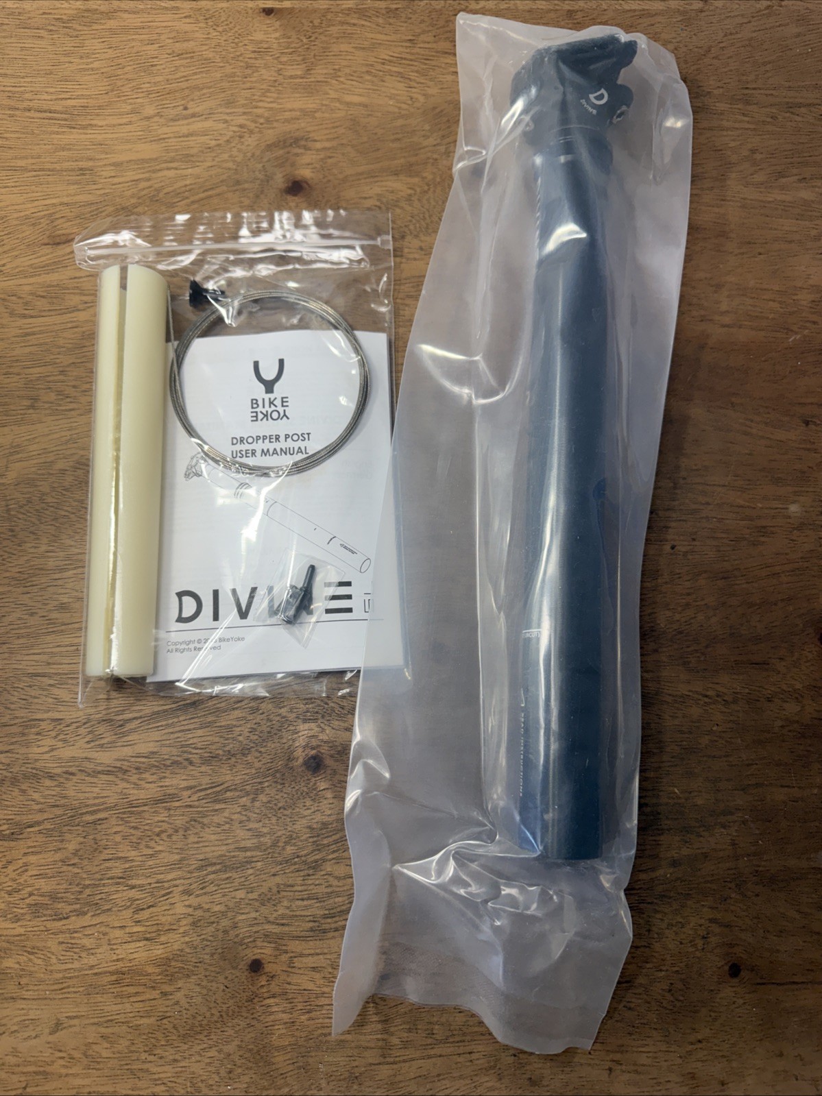 Bike Yoke Divine SL 125mm Dropper Seatpost Post without Remote 30.9mm 400mm