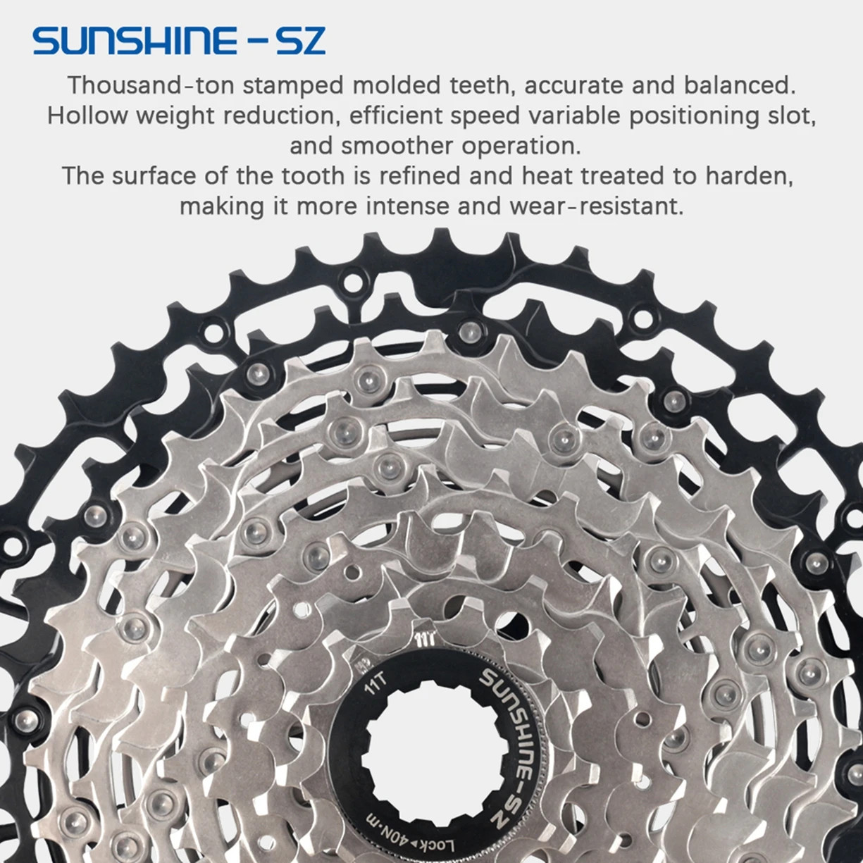 SUNSHINE MTB Cassette 8 9 10 11 12 Speed Mountain Bicycle Freewheel Extra Light