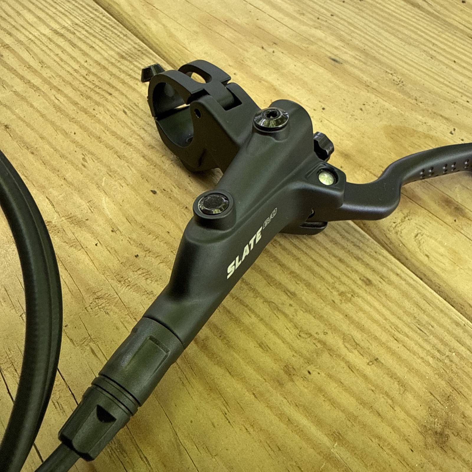 TRP Slate Evo Hydraulic Disc Brake (Front Left) — Post Mount with 203mm Rotor