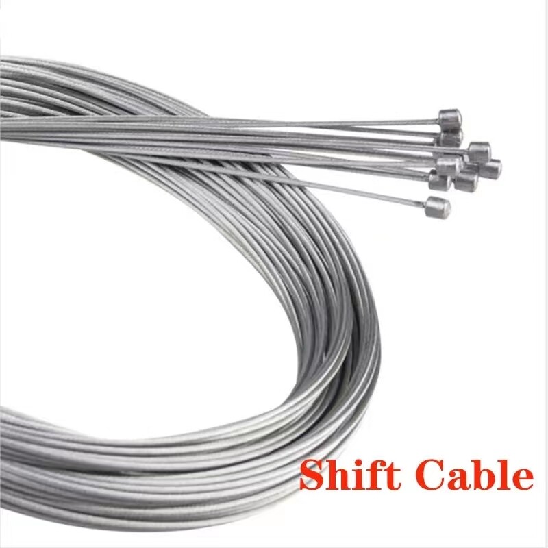 5/10Pcs Bicycle Bike Brake Shift Cables Stainless Steel Front Rear Inner Wire 2M