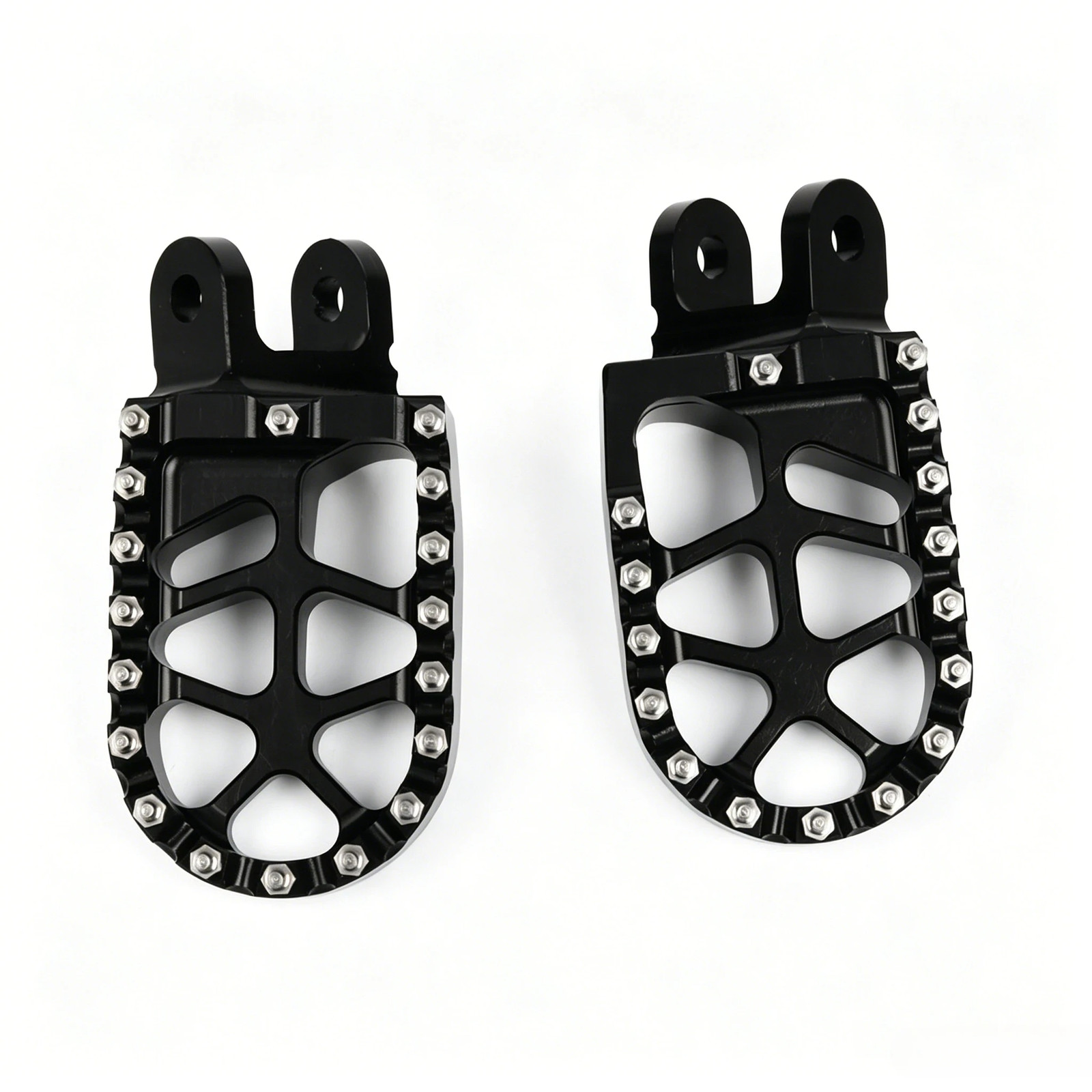 CNC Aluminum Anti‑Slip Foot Pegs For Honda Transalp 600 XL600V Mod Parts