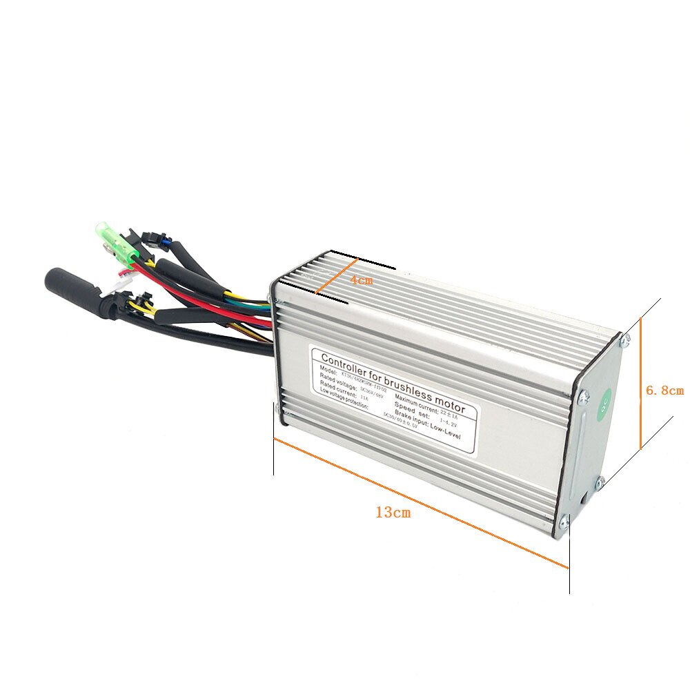 48V 36V 22A Controller fr 500W 350W Brushless Motor Electric Bicycle Light Cable