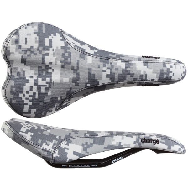 Charge Bikes Spoon saddle, CrMo – Digi Snow Camo