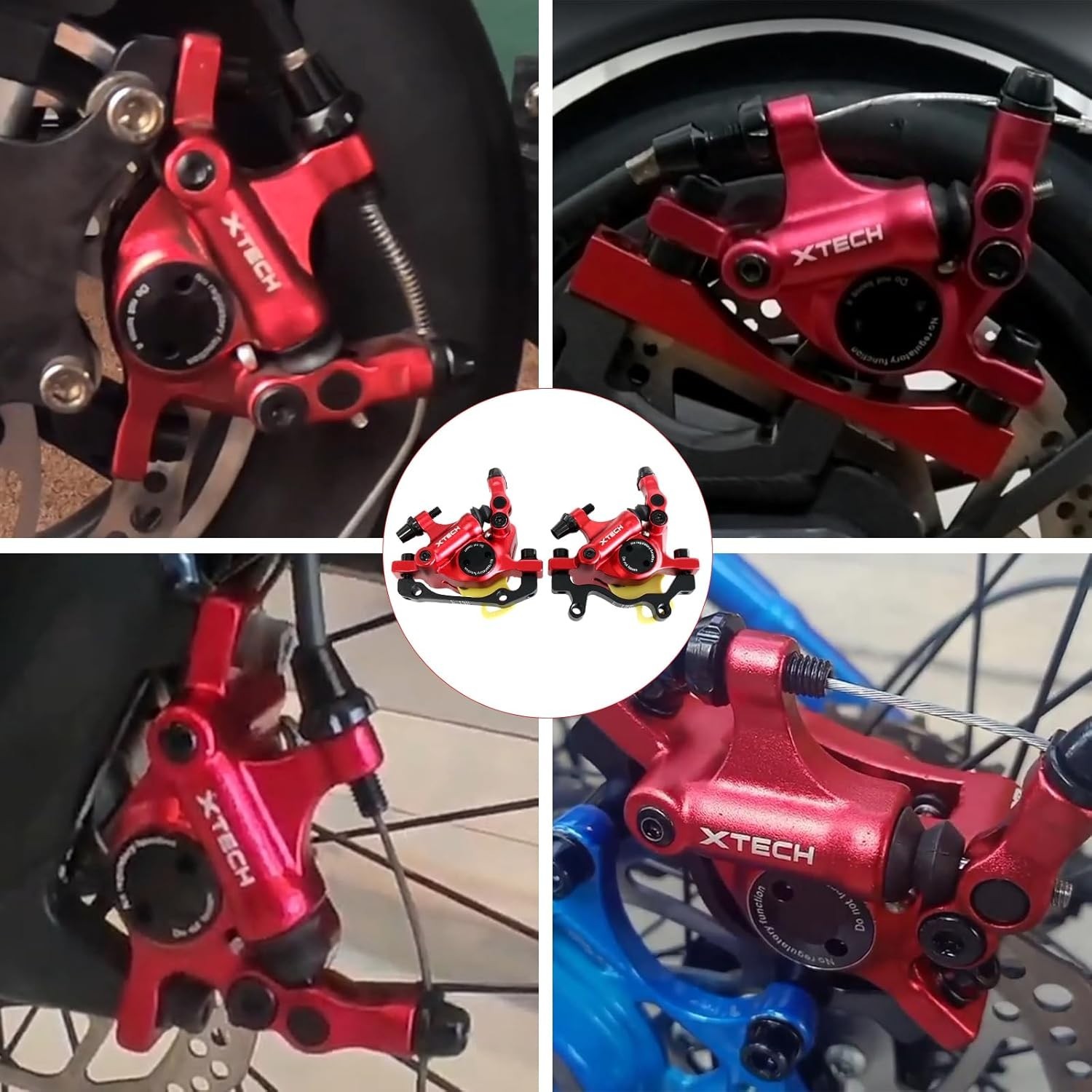 Z00M HB-100 Hydraulic Disc Brake Calipers Set MTB Bike Disc Brakes Front & Rear