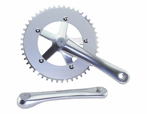 bike ALLOY 8160 BICYCLE CHAINWHEEL SET 48T SILVER. bike part, bicycle part,