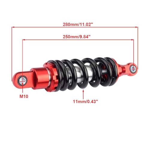 9-4/5″ Rear Shock Absorber 1000LBS Suspension Sensa-Trac Load Adjusting 250mm