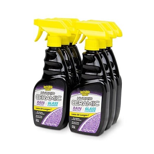 92183-6PK Hybrid Ceramic Rain Repellent and Glass Cleaner 16 Fl Oz (Pack of 6)