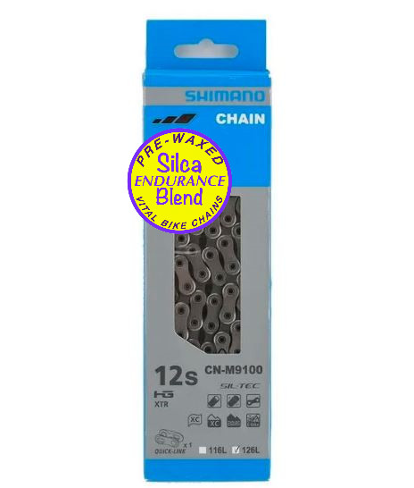 Shimano XTR/DuraAce M9100 Chain 12 speed – SILCA ENDURANCE WAXED