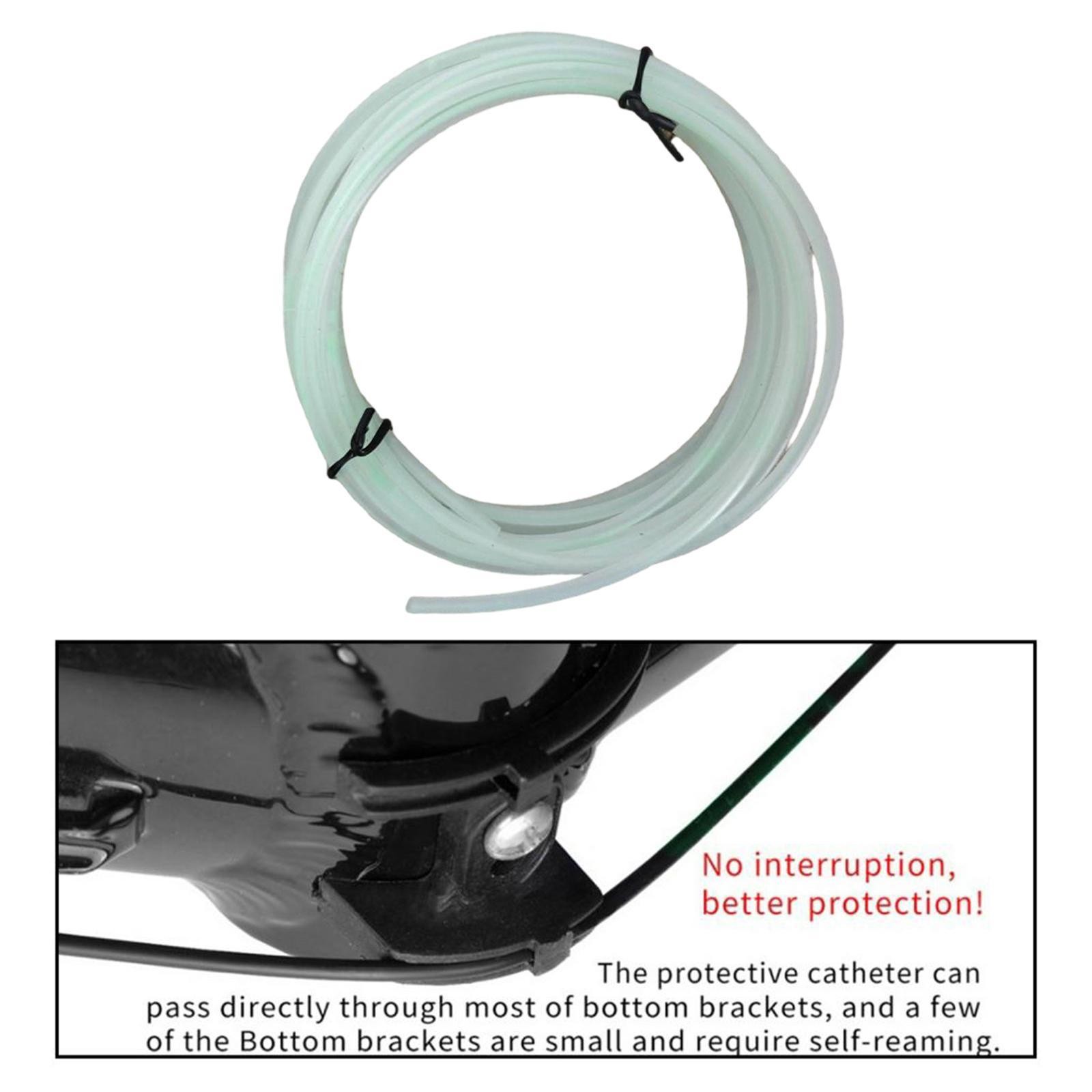 Bicycle Cable Housing Liner 2.2×2.9mm Oil Filled Sleeve PE Material Accessory