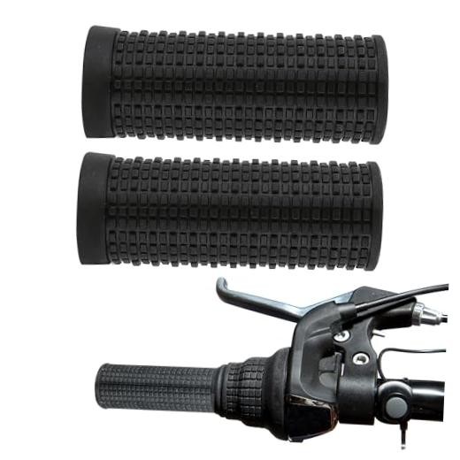 1 Pair MTB Bike Short Handlebar Grips 20x74mm/0.78×2.91inch, Bar Twist Cover