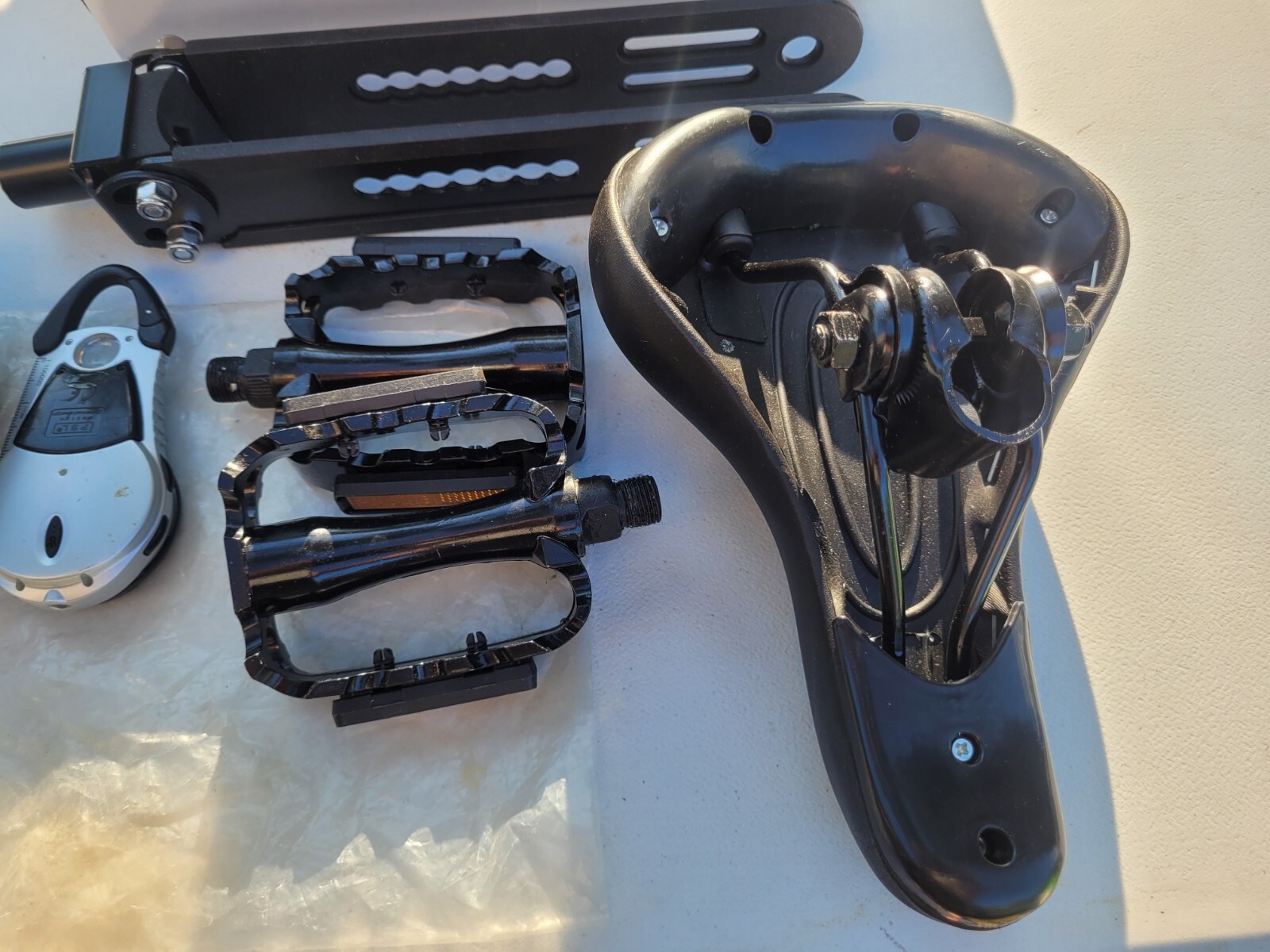 Bicycle Bike Lot Saddle Seat Pedals Misc Bike Accessories