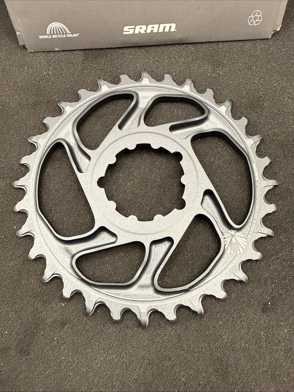 Sram Eagle Xx1 32t 12 Speed 3 Bolt Chainring 3mm Offset (9479)-73)