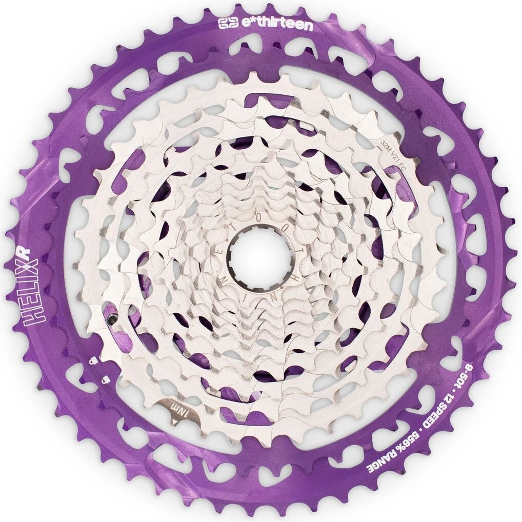 New e13 e*thirteen Helix Race 12-speed Cassette 9-50t Eggplant Purple