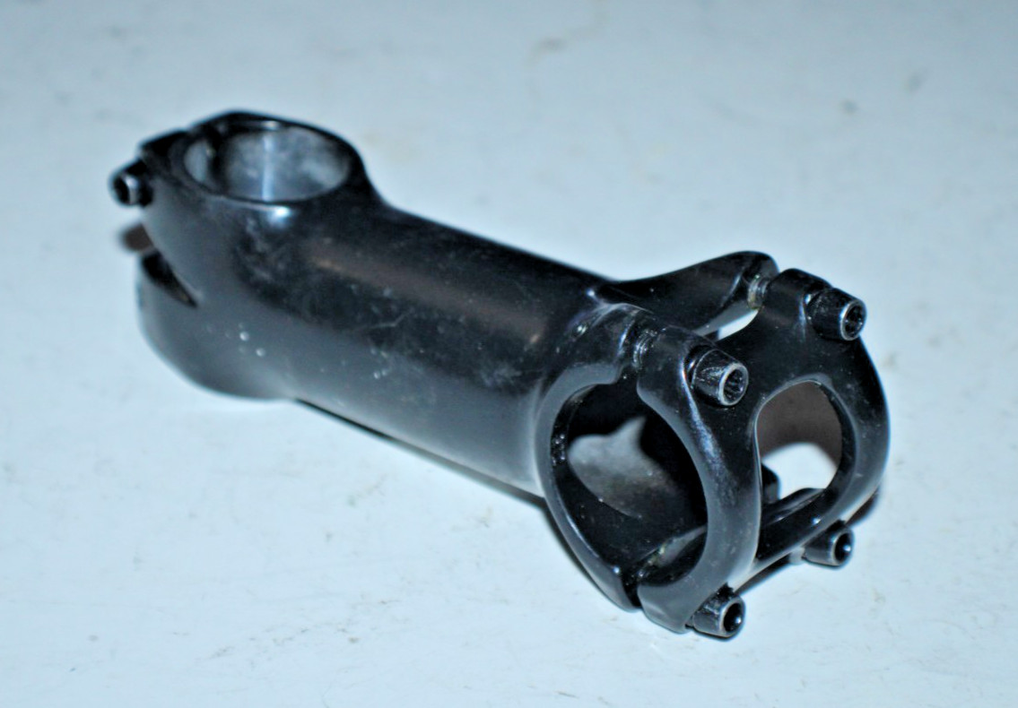 Zoom MTB Stem 1 1/8″ Threadless 105mm +/-10º 31.8mm Black Touring Road Hybrid ~
