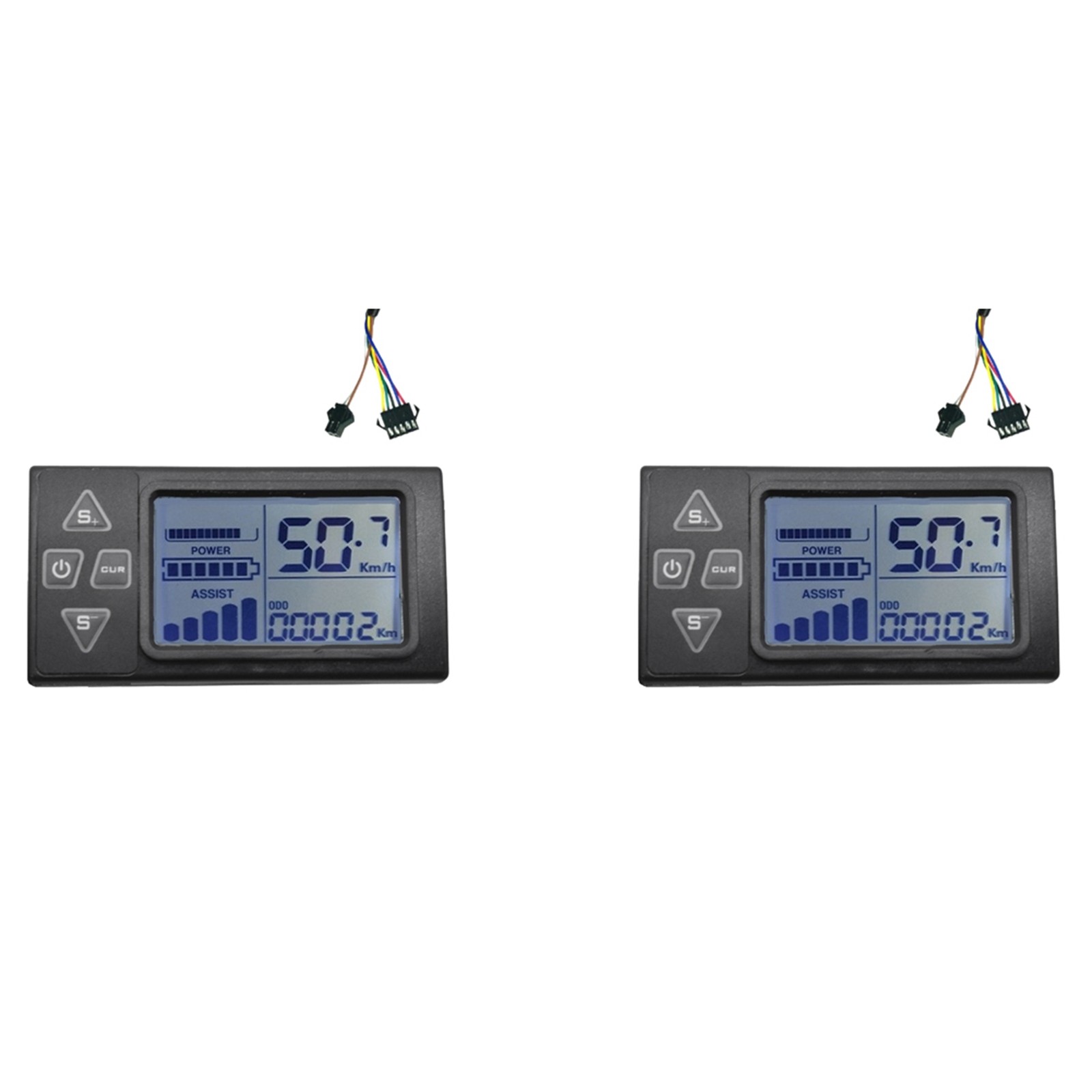 2X 24V 36V 48V 60V S861 LCD Ebike Display Dashboard Meter for Electric Bike9330