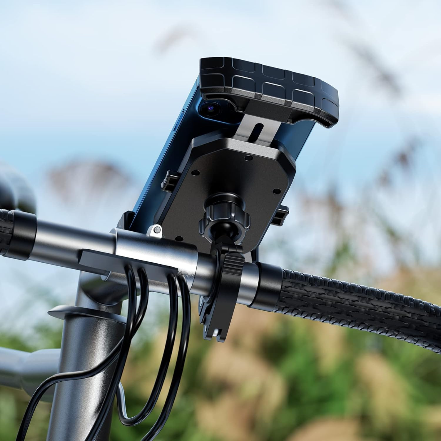 BRCOVAN 17Mm Ball Handlebar Clamp Mount Base | Fit for round Rails 0.5» / 0.875
