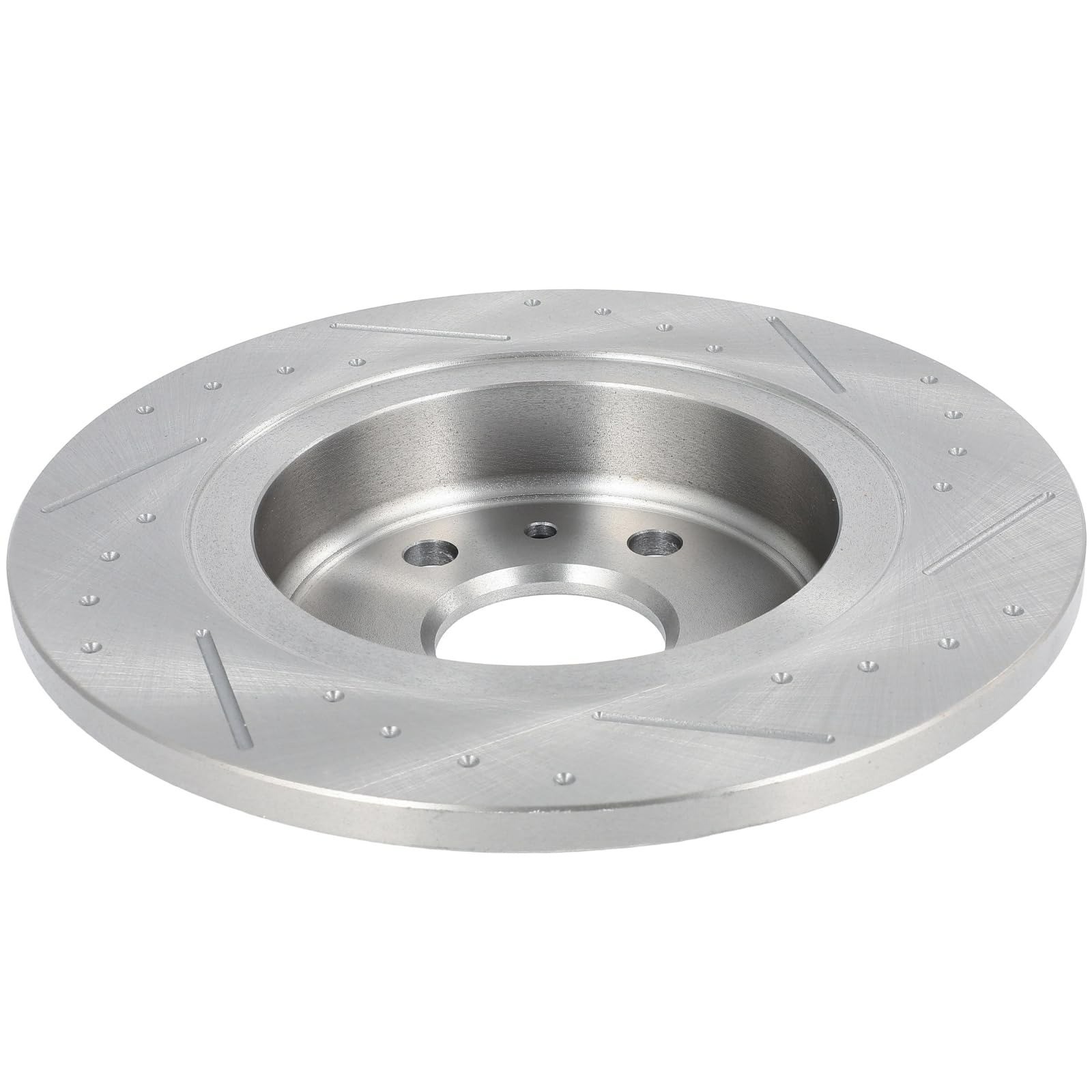 SCITOO Rear Brake Rotors 2pcs Drilled & Slotted for Buick & Chevy