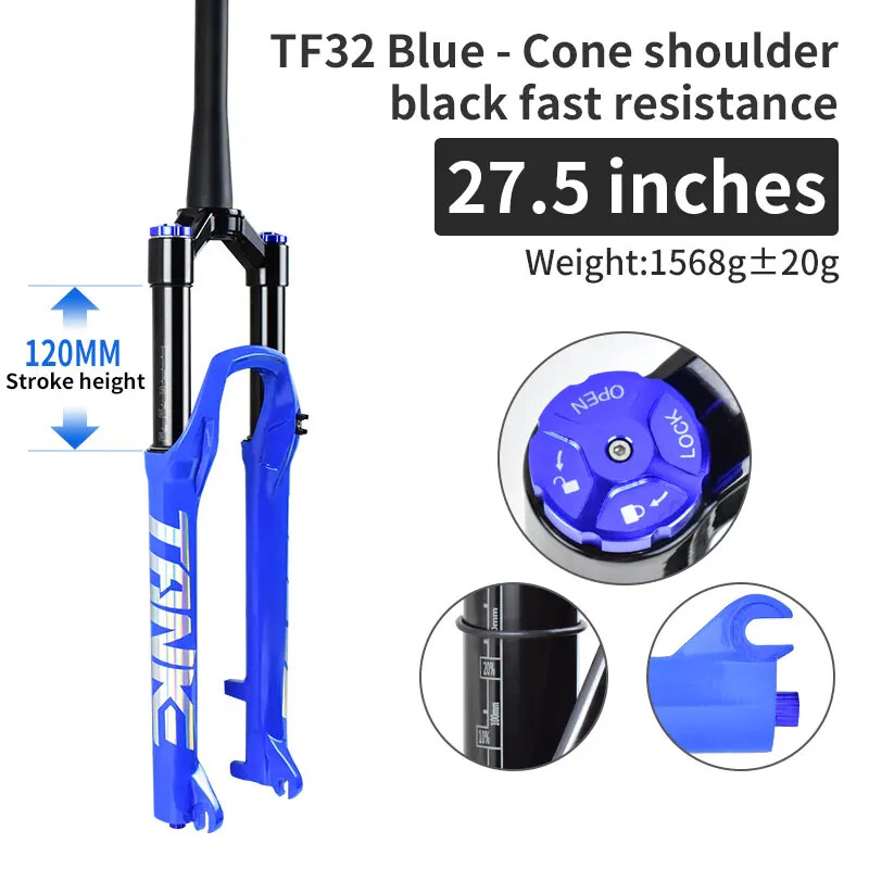 Mountain Bicycle Boost Suspension Air Fork 27.5/29Inch 120mm Travel Front Fork