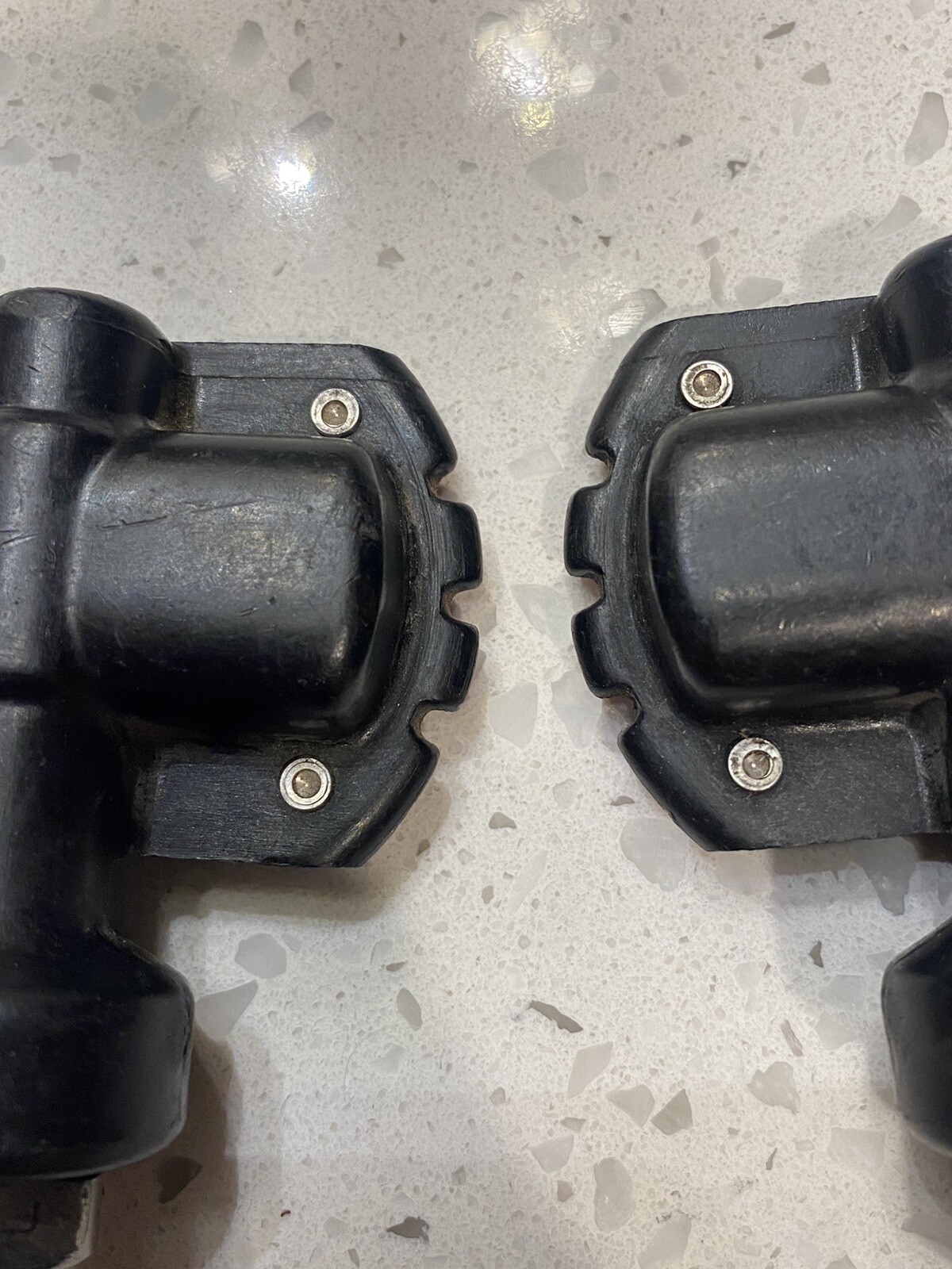 Sampson Stratics Clipless Pedals Super Light 226 Grams! Very Smooth. Red. Campy