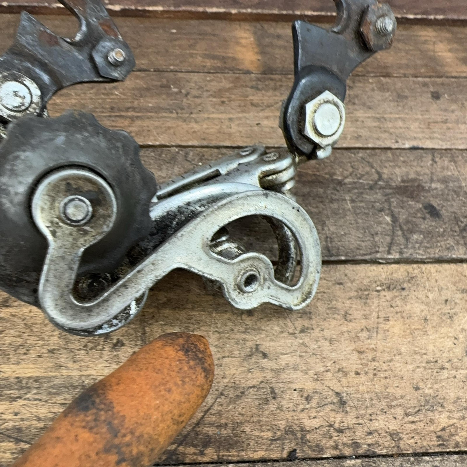 Vintage Campagnolo Valentino Extra Rear Derailleur Lot PARTS Repair Italy Claw