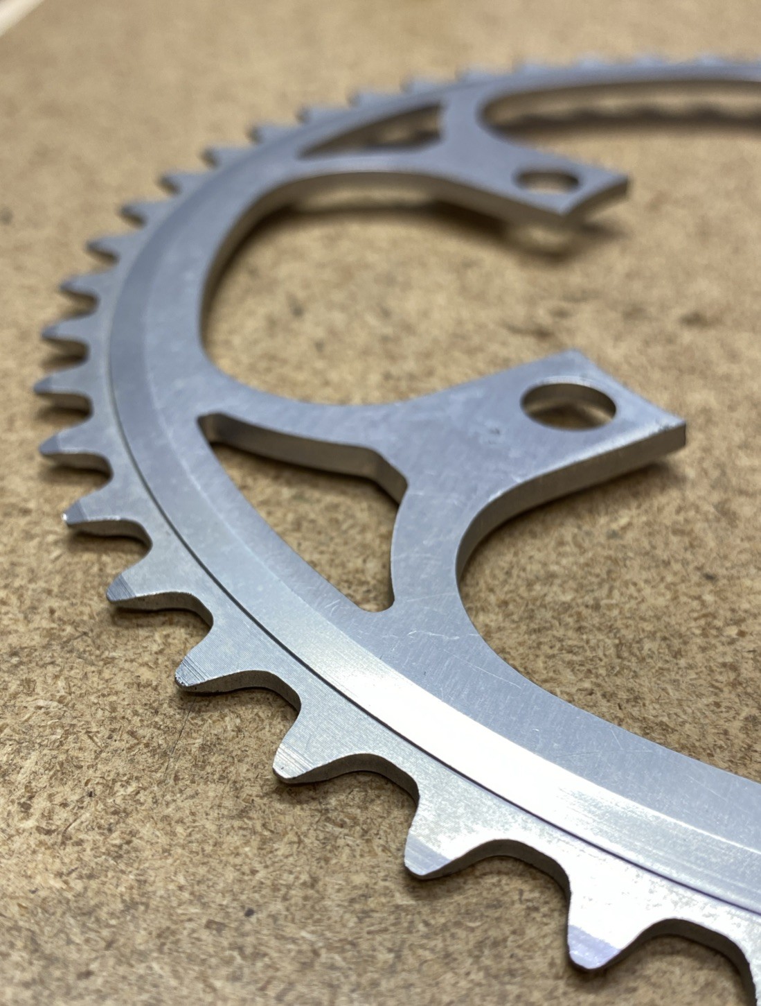 NOS Vintage RItchey Logic Alloy Chainring 110BCD 53T Made in Japan RARE!