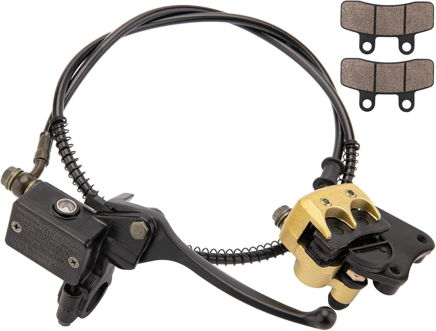 50-125cc ATV SSR Dirt/Pit Bike Front Disc Brake Master Cylinder Caliper Kit