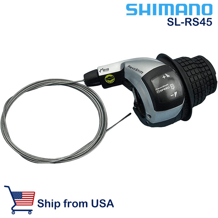 Shimano RevoShift SL-RS45 8 Speed MTB Bicycle Twist Grip Shifter Lever RS45