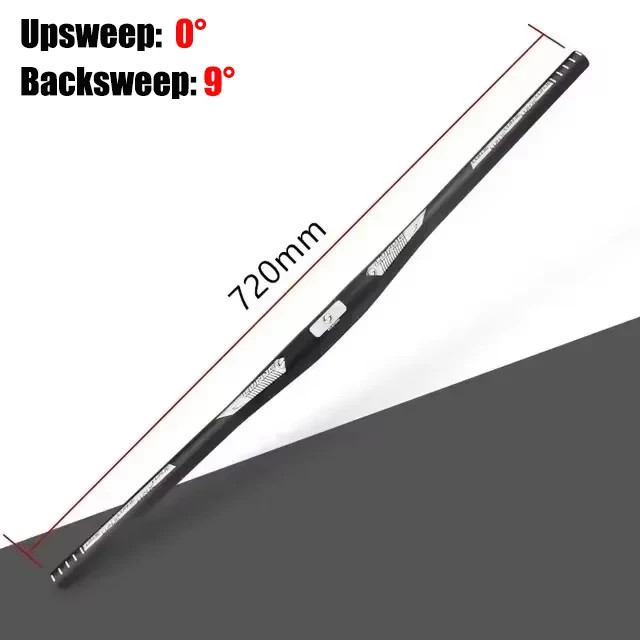 MTB Riser Flats Handlebar 31.8mm*650/720/780mm Mountain Bike Handlebars Parts