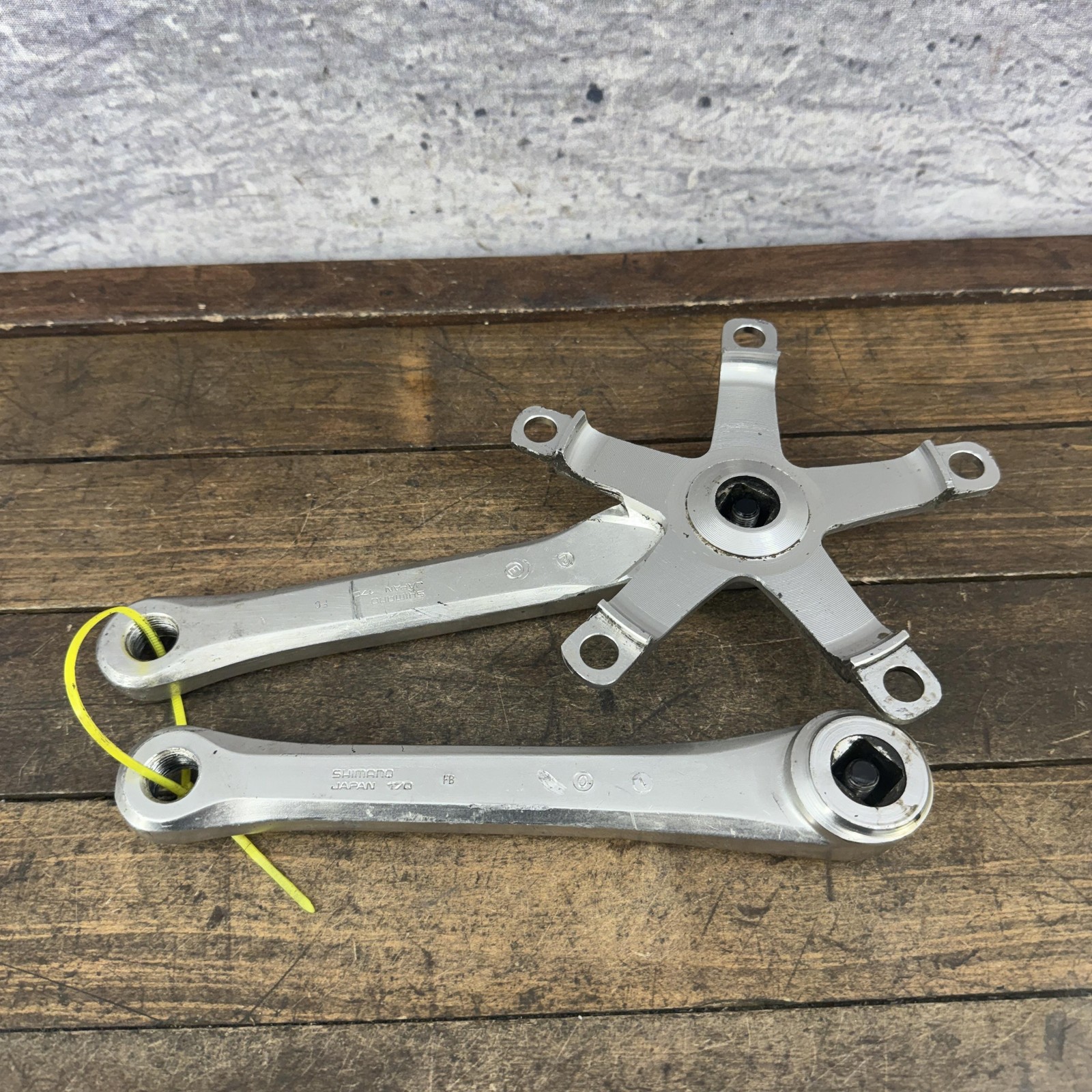 Vintage Shimano 600 Arabesque Crankset 170mm Old School BMX 130 BCD Japan