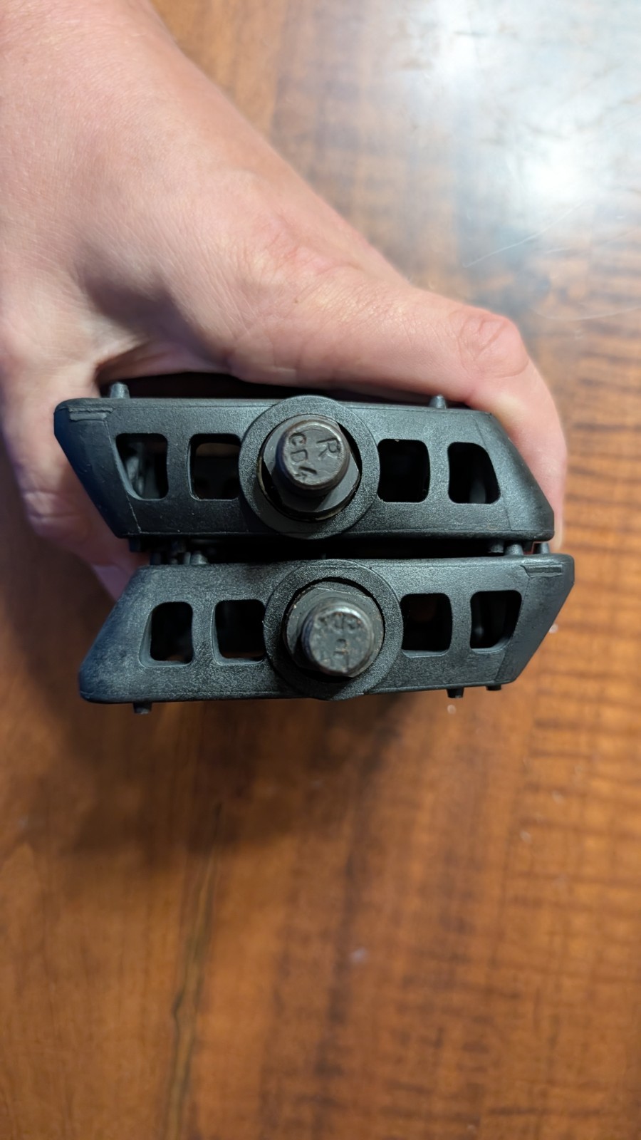 Odyssey Twisted PC Pedals – Platform, Composite/Plastic, 1/2″, Black