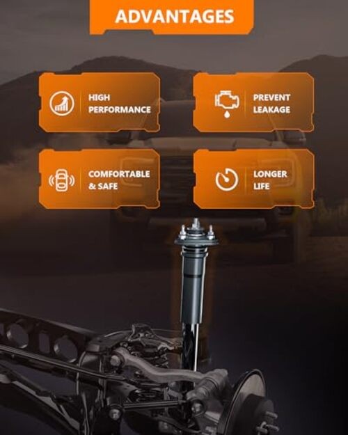 Shocks Rear for Hyundai/Kia, Shock Absorbers Struts Fit for 2007-2012 for