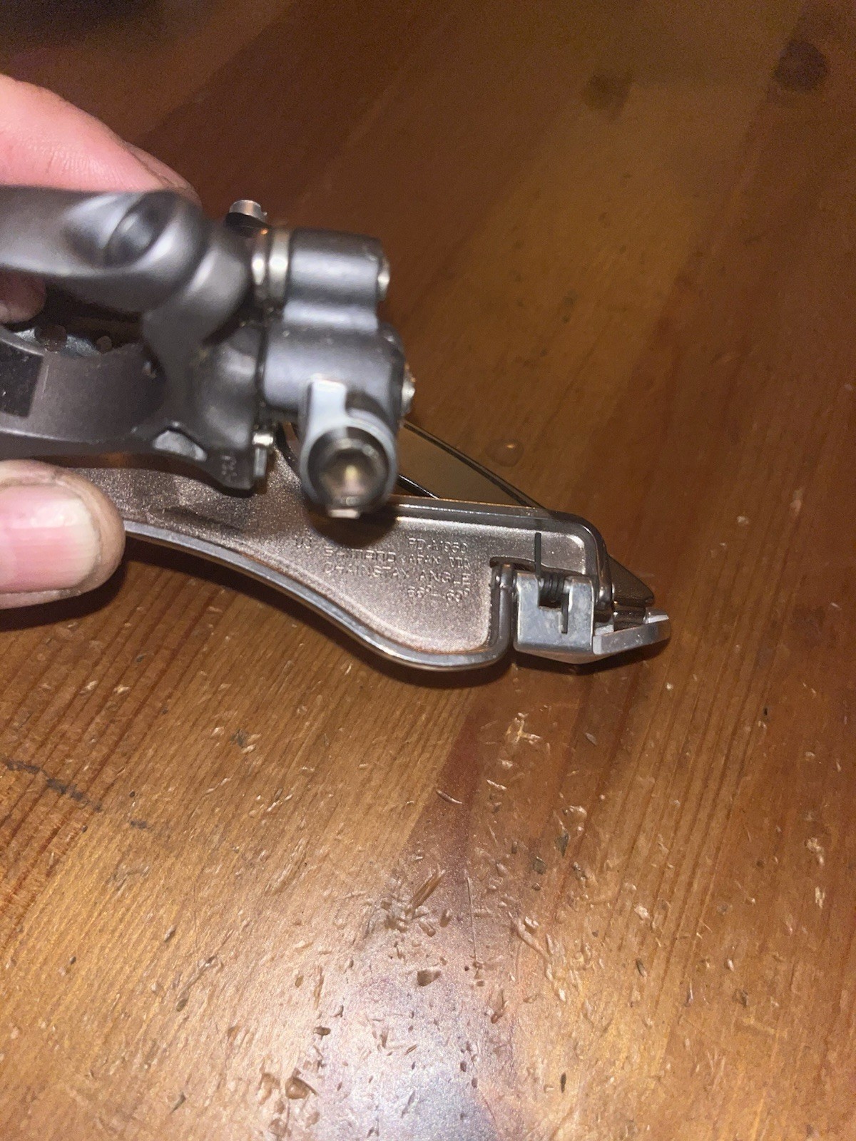 Shimano XTR FD-M950 3x8s Front Derailleur MTB Low Clamp 28.6 Bottom Pull NEW