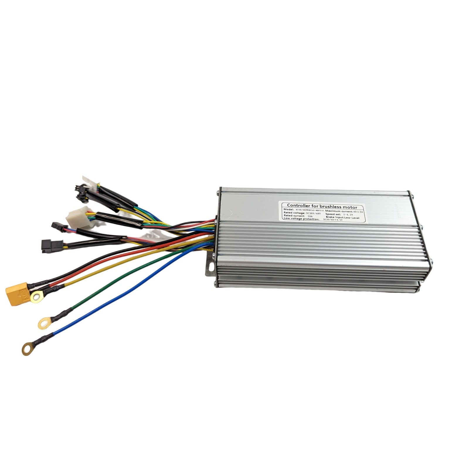Ebike Controller 36/52V 1500/2000W 12-FET 40A KT Sine Wave Brushless Motor
