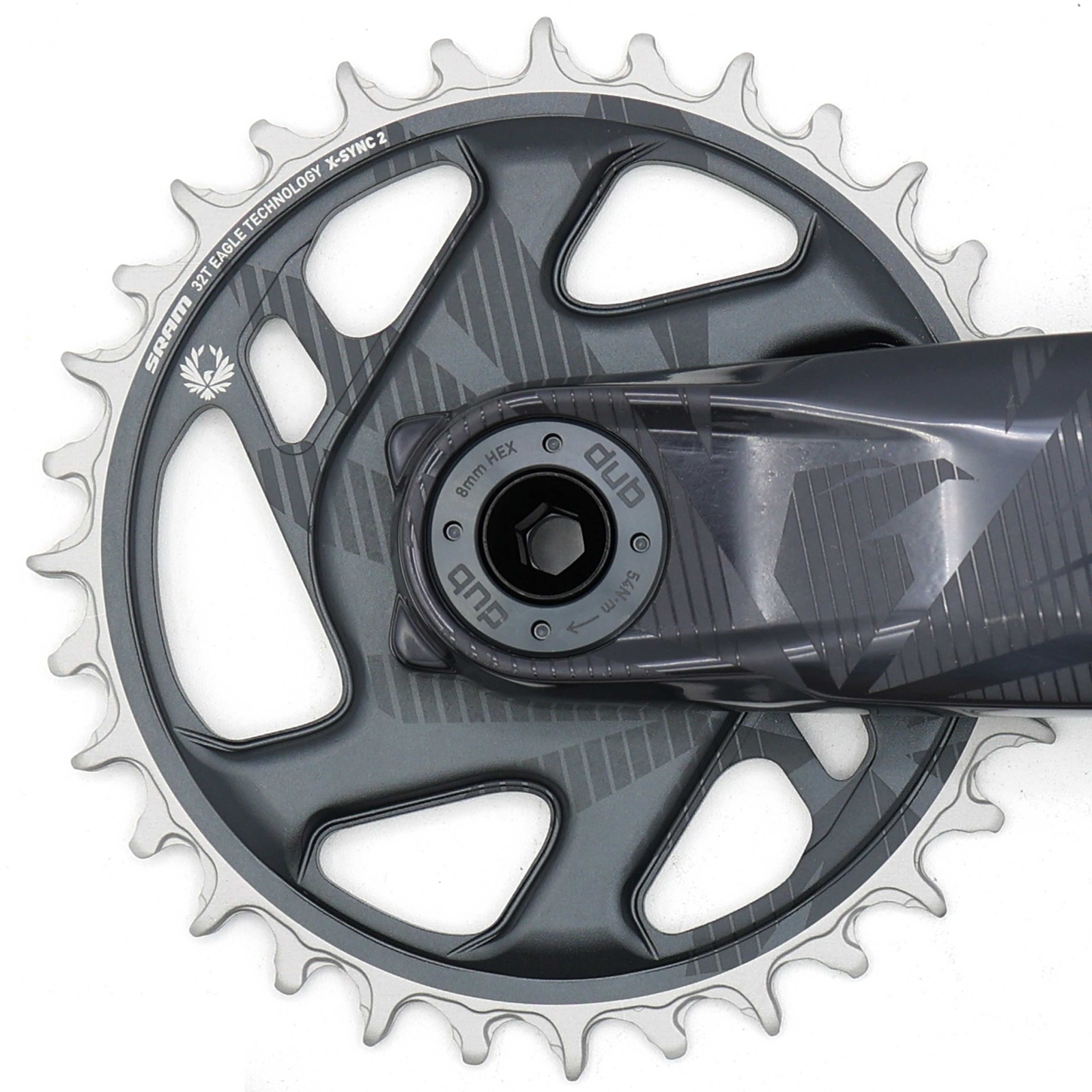 SRAM GX Eagle DUB Crankset 170mm 32T Super Boost Plus 157 Lunar