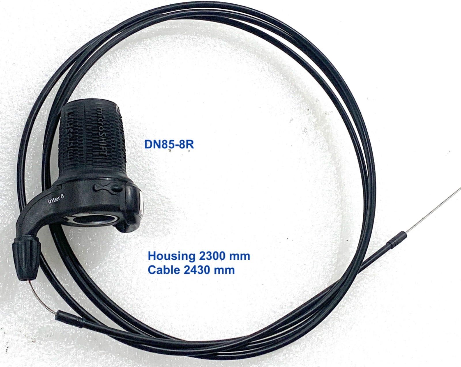 microSHIFT DN85-8R, Twist Grip Shifter, Shimano Nexus Compatible