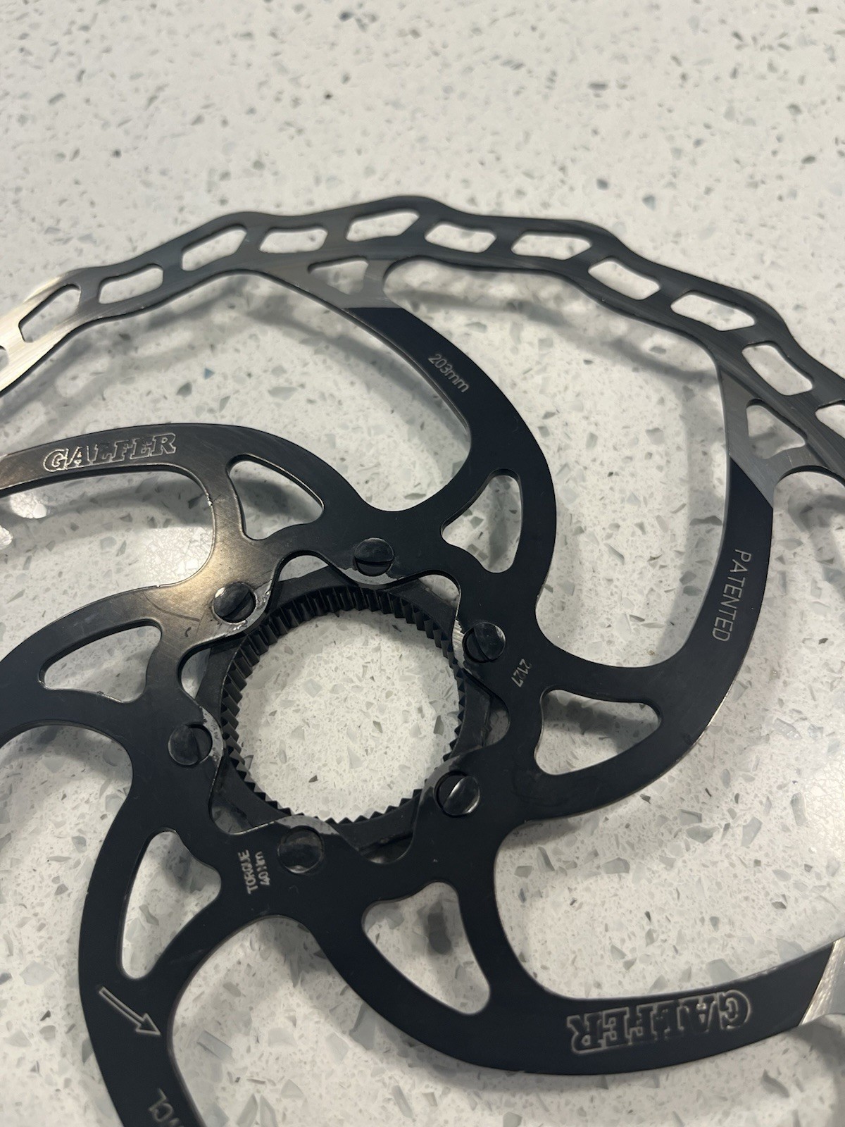 Disc Brake Mountain Bike Ebike MTB 203mm 200mm Wave Galfer CL DB004W CENTER LOCK