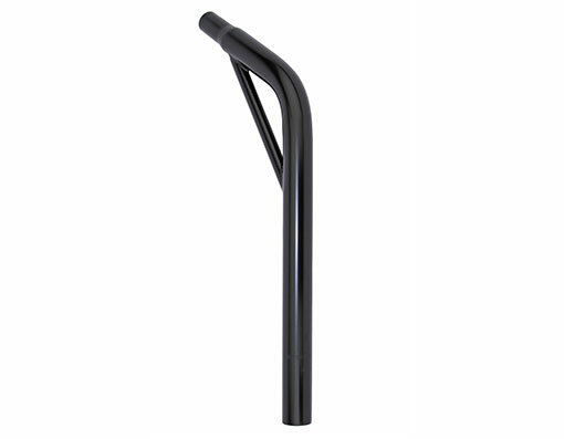 BLACK 27.2MM STEEL SEATPOST LAYBACK SUPPORT MTB BMX CRUISER ROADBIKE 7/8″SADDLE
