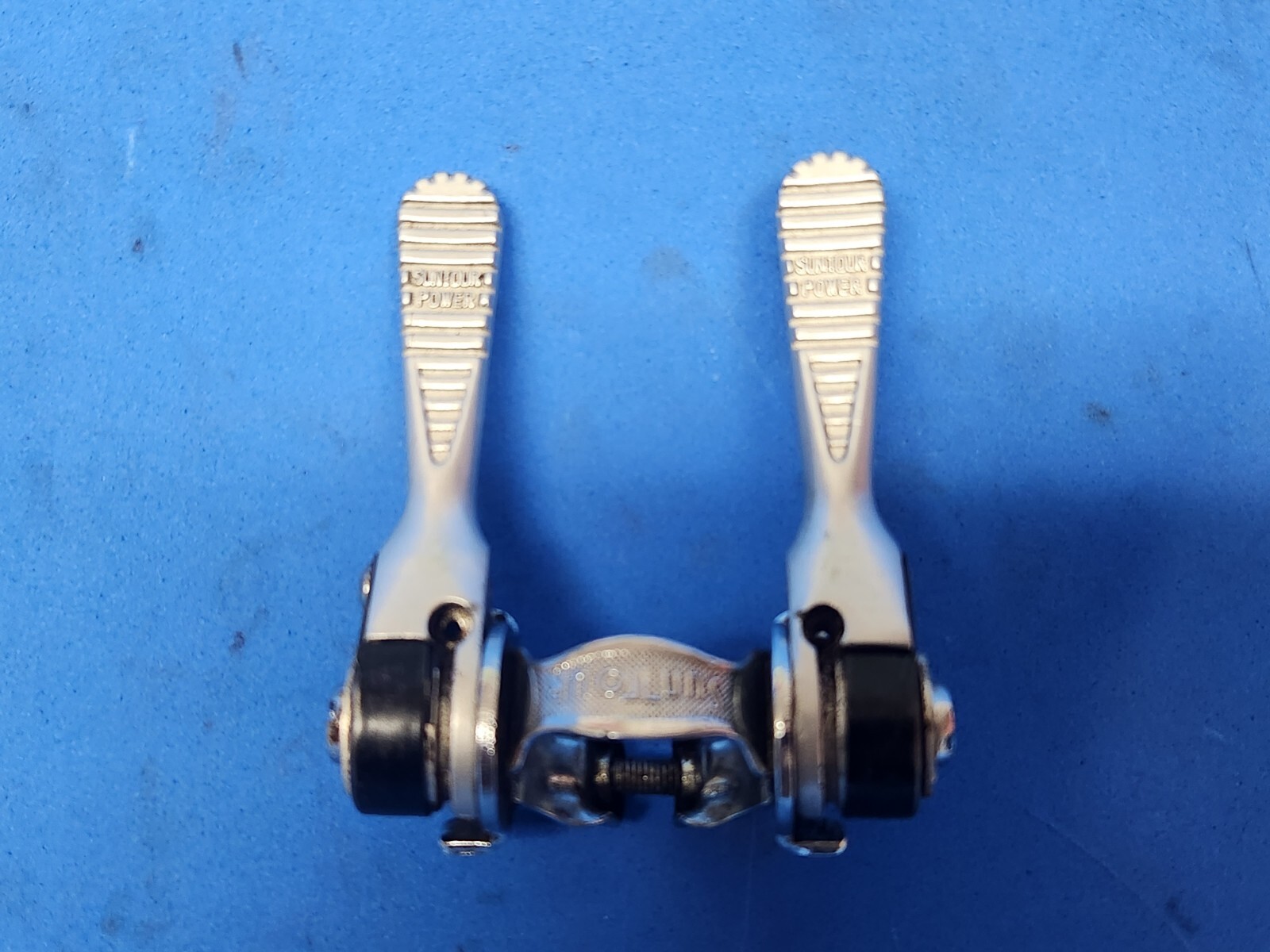 Suntour Power Shifter Ratchet Down Tube Clamp Friction Shifter 5s 6s