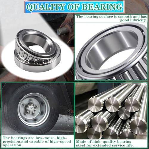 3500 lbs L68149 L44649 Bearing Kits for 1-3/8» to 1-1/16» #84 Spindle 4 Sets