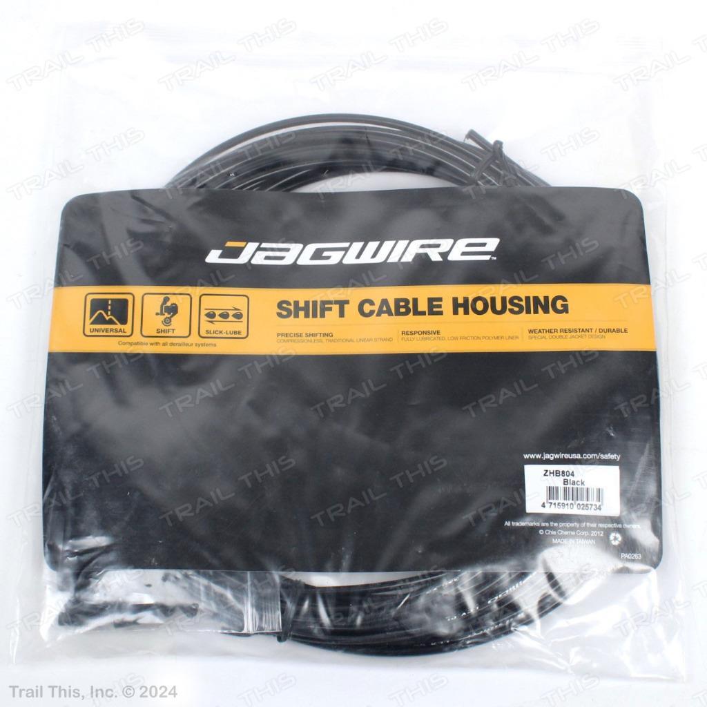 Jagwire Sport 4mm Bicycle Derailleur Housing w/ L3 Liner 10m / 25ft Roll – Black