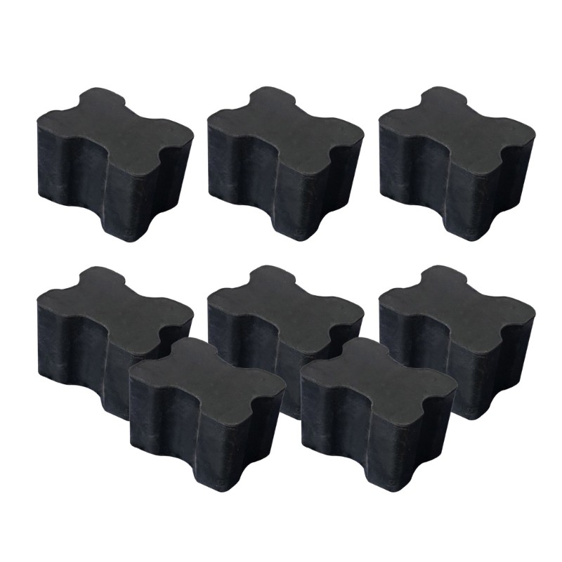 Rubber Front Coil Spring Boosters Kit, Rubber Coil Spacers for 1″ to 1.5″ Spring
