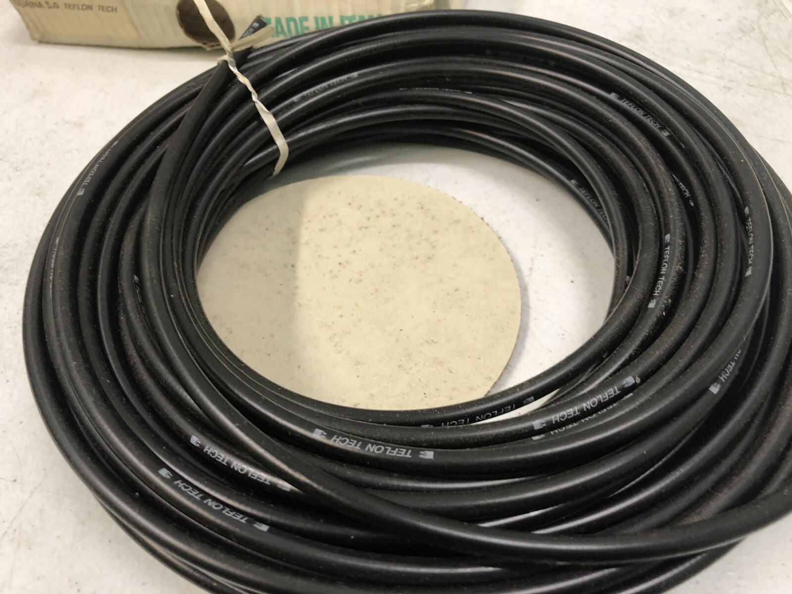 CASIRAGHI Lined Teflon Tech Brake Cable Housing 6 ft Black & 4 Ferrules