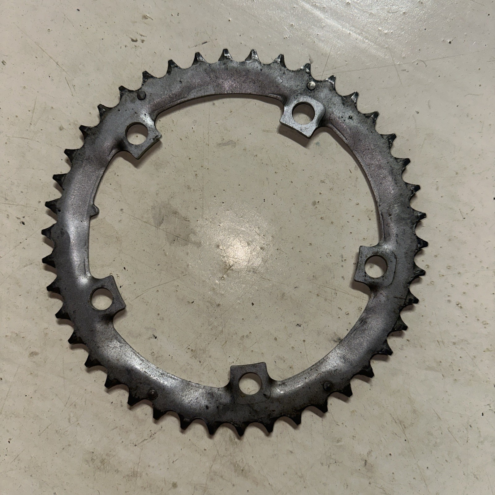 Shimano Inner 42 Tooth chainring 42T Silver 130 mm BCD 5 Arm Used For 42-52 V3