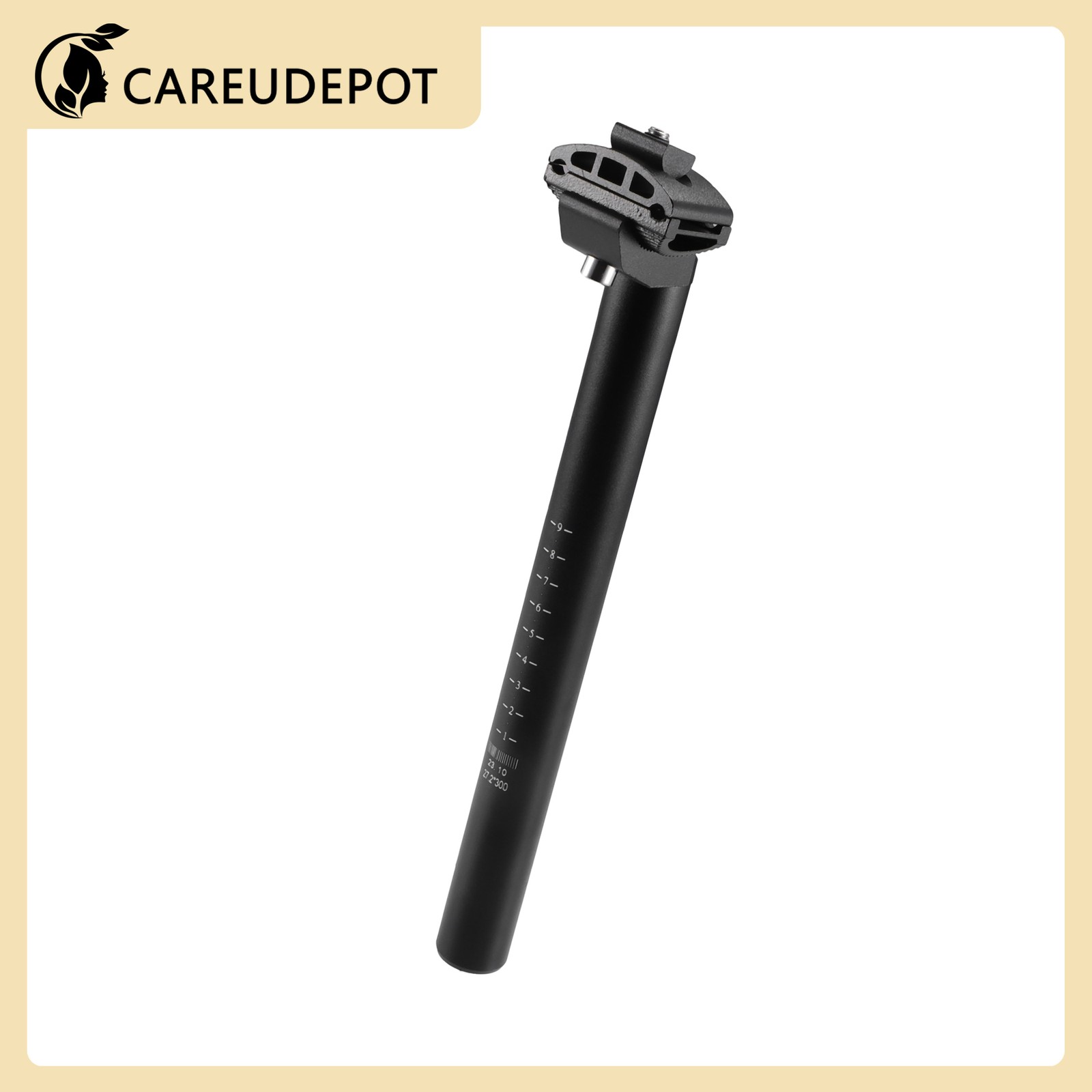 27.2x300mm Bike Seat Post Aluminum Alloy Bicycle Bike Seat Tube Mount