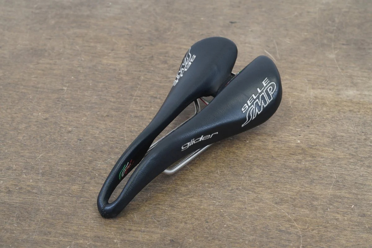 132mm Selle SMP Glider Stainless Steel Rail Road Saddle 306g