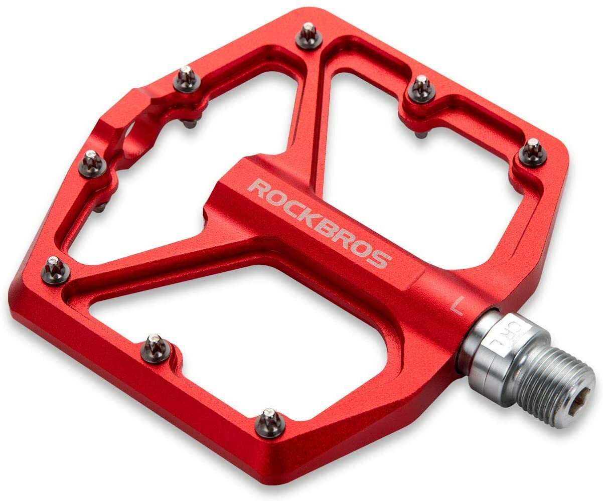 ROCKBROS MTB Bike Platform Pedals Aluminum Bicycle Cycling Sealed Bearing Pedals